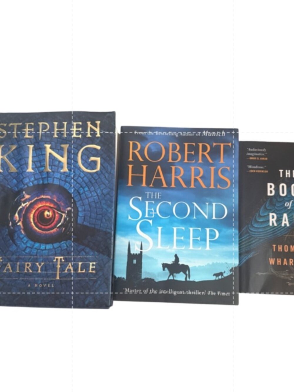Set of 3 thriller books - summer reads Stephen King